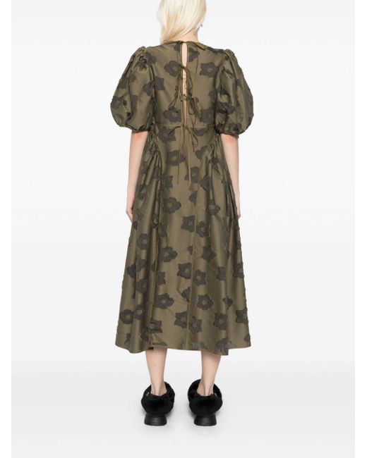 Cecilie Bahnsen Finnegan Dress in Green | Lyst
