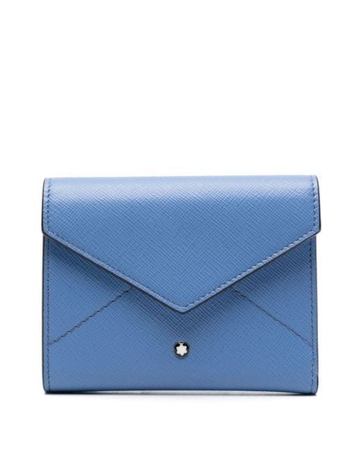 Montblanc Blue Sartorial Tri-fold Wallet for men