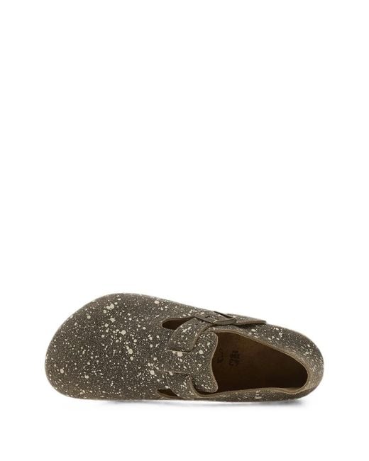 Birkenstock Brown London The Artist Paint-Splatter Sneakers for men