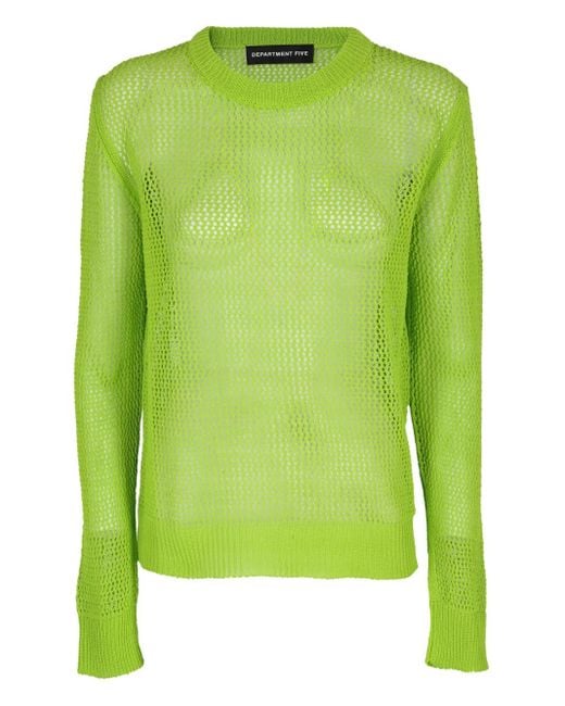 Department 5 Green Knitted Jumper