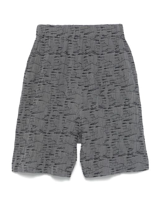 Henrik Vibskov Gray Eclipse Shorts for men