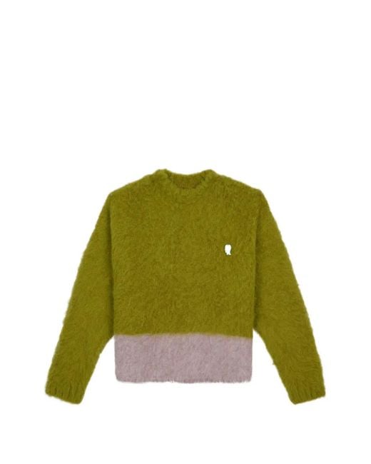 Brain Dead Green Long-Sleeve Sweater for men