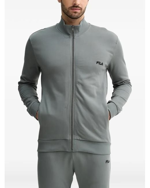Fila Gray Zip Sweatshirt for men