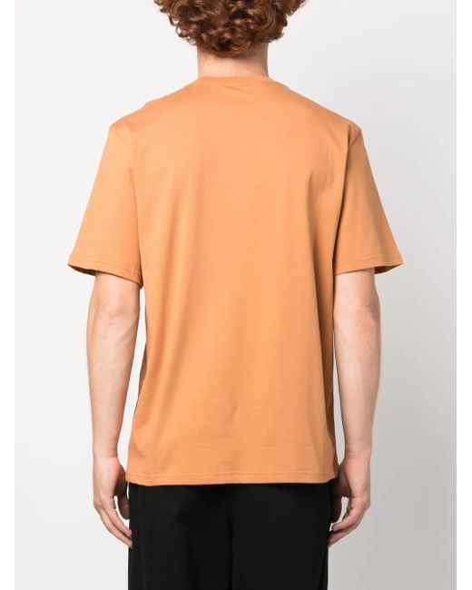 Martine Rose Orange Eros Graphic-Print Cotton T-Shirt for men