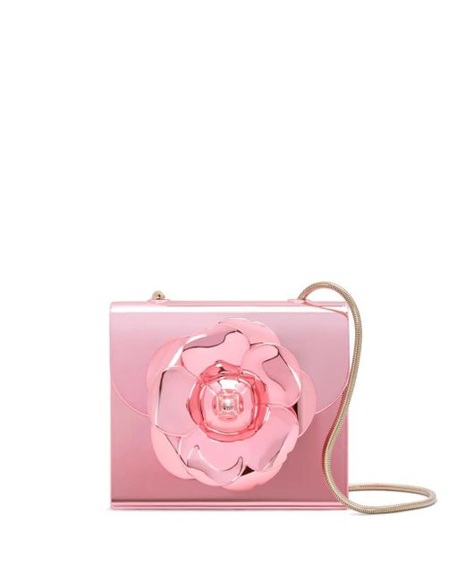 Oscar de la Renta Pink Nano 3D-Print Tro Bag