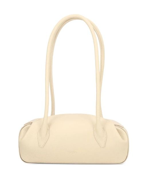 Yuzefi Natural Mini Oyster Leather Shoulder Bag