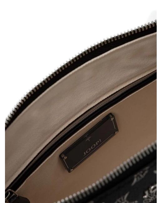 Joop! Black Cortina Jasmina Logo-Jacquard Crossbody Bag