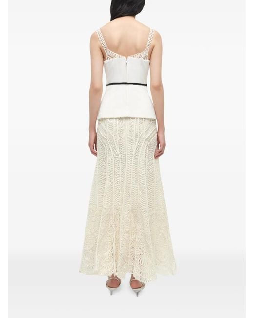 Jonathan Simkhai White Mckinnon A-Line Maxi Dress