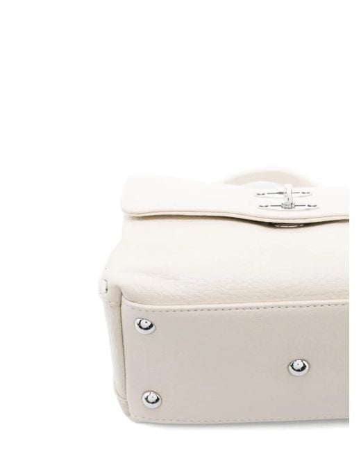 Sac Cabas Baby Postina À Détails De Clous Zanellato en coloris White