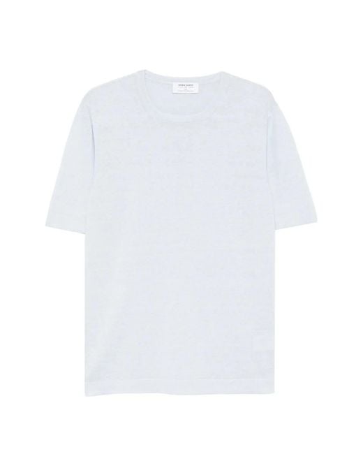 Gran Sasso White Short-Sleeve T-Shirt for men