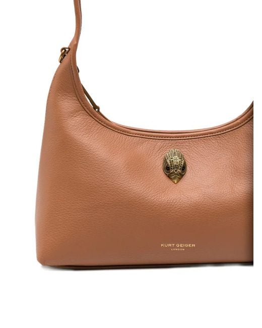 Kurt Geiger Brown Sac Porté Épaule Eagle