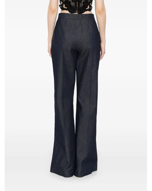 Elie Saab Blue Bootcut Jeans