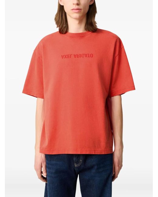 Axel Arigato Red Distort T-Shirt for men