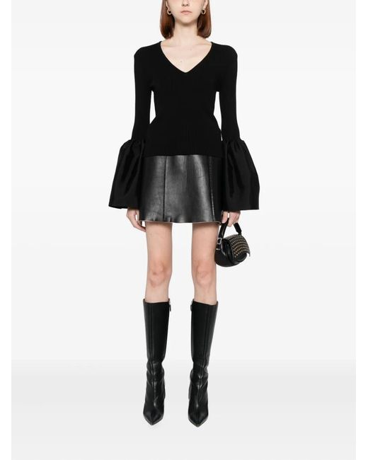 Cynthia Rowley Black Combo Top