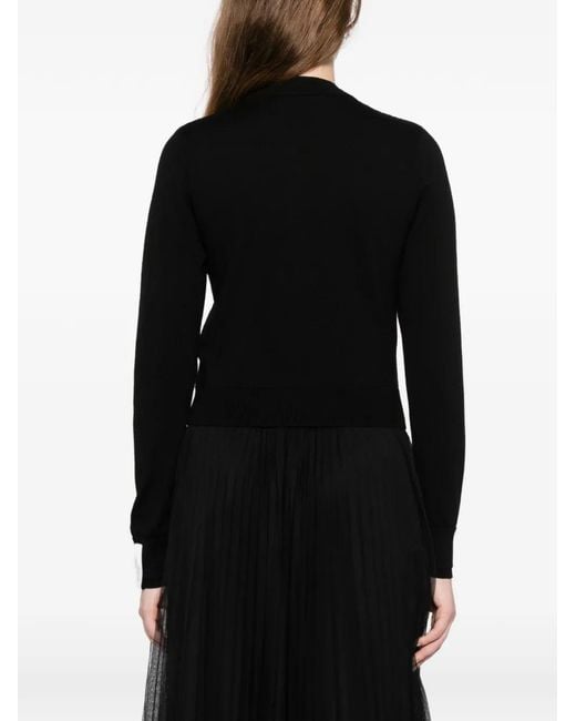 ROKH Black Layered Cardigan