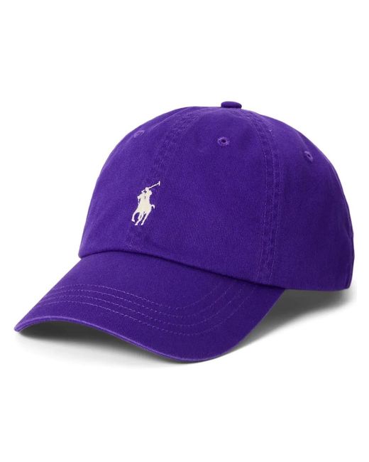 Polo Ralph Lauren Purple Cotton Baseball Cap for men