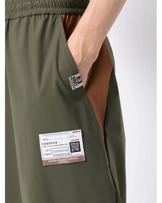 Pantalones anchos con cordones Maison Mihara Yasuhiro de hombre de color Green