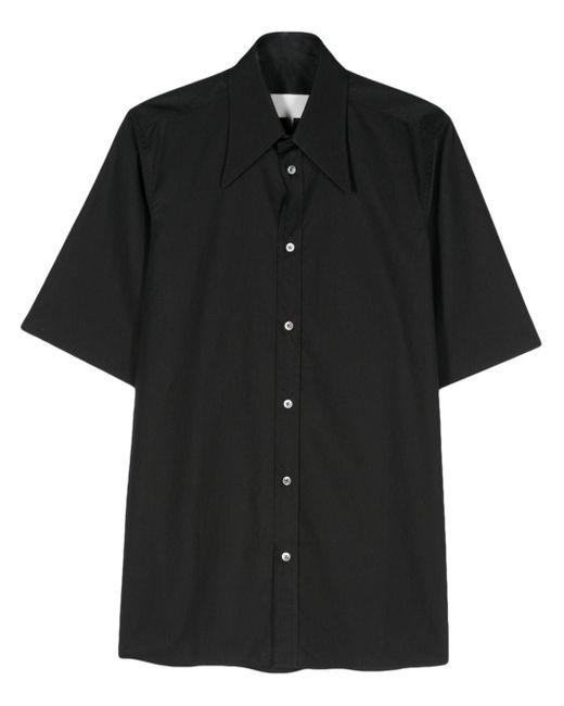 Camicia con logo di Maison Margiela in Black da Uomo