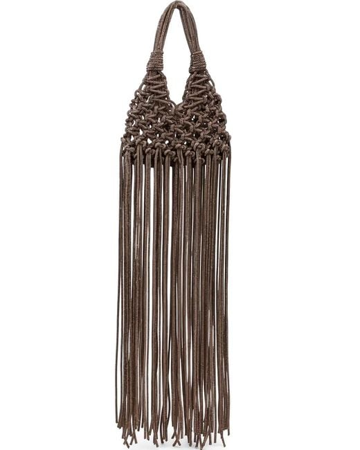 HIBOURAMA Brown Mini Vannifique Tote Bag