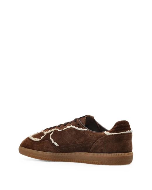 Alohas Brown Tb.490 Crochet-Trim Sneakers