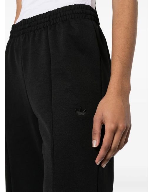 Adidas Black Premium Essentials Flared Track Pants