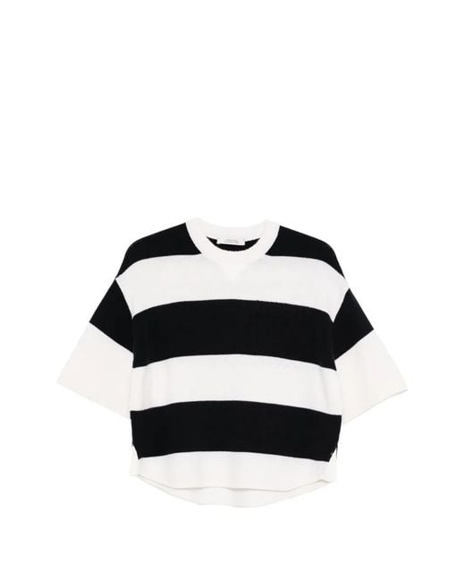 Dorothee Schumacher Black Striped Sweater