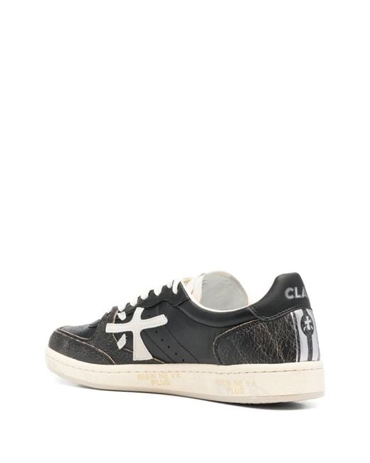 Premiata Black Logo Sneakers for men
