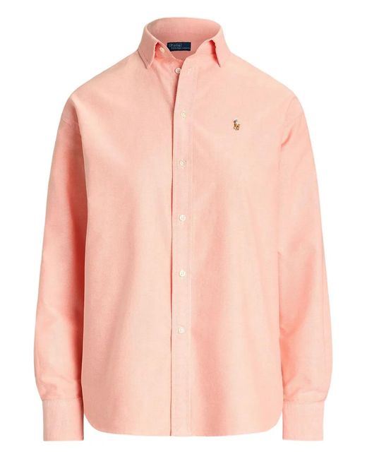 Polo Ralph Lauren Pink Logo-Embroidered Shirt