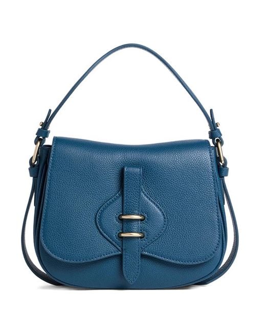 Coccinelle Mavery バックル ショルダーバッグ S Blue