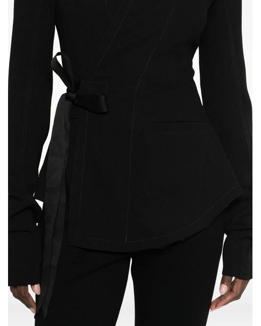 Rick Owens Black Wool Jacket