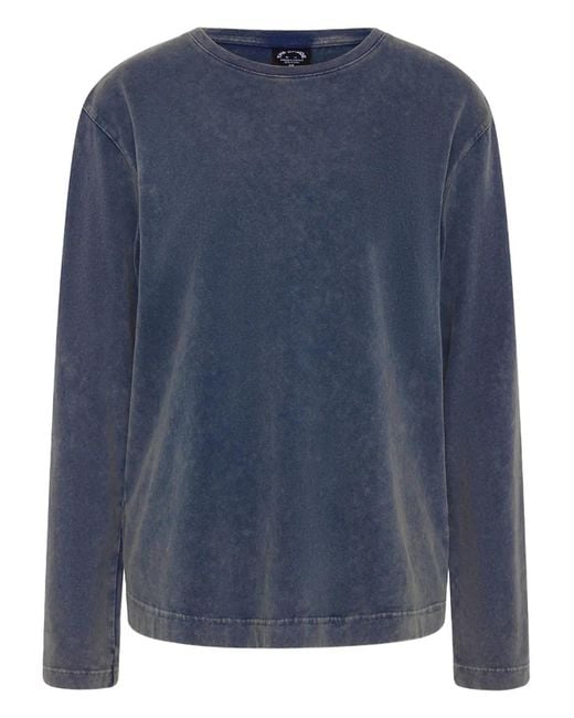 Top Soho Mali A Maniche Lunghe di The Upside in Blue