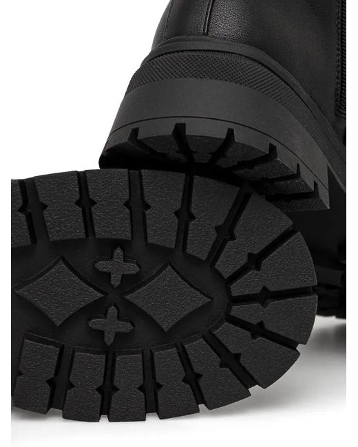 Twinset Black Leather Boots