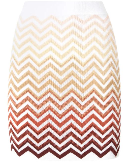 Missoni Red Minirock Mit Zickzackmuster