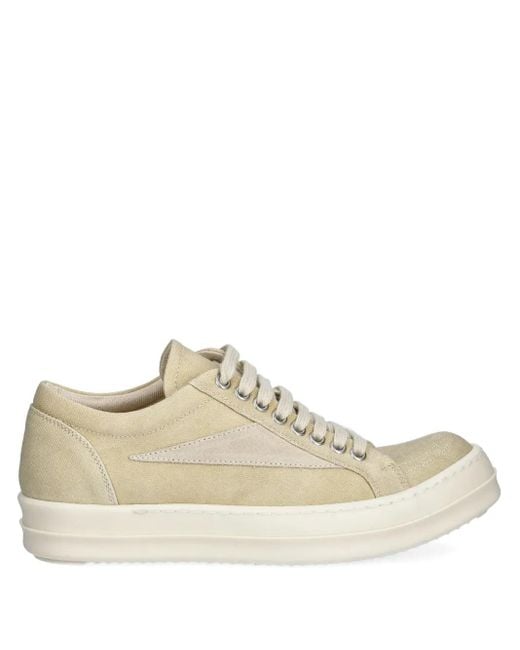 Rick Owens レースアップ ローカット スニーカー Brown