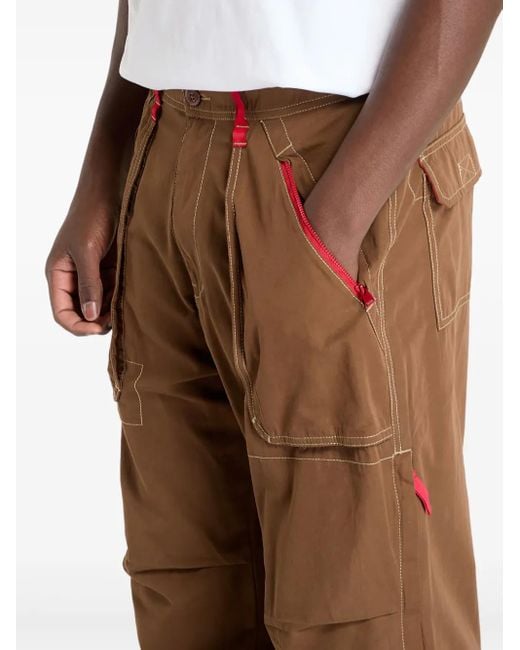 Pleasures Brown Public Utility Trousers for men