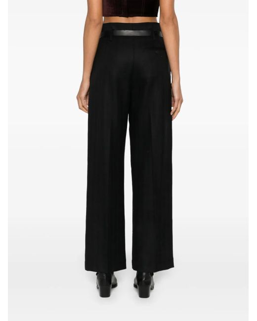 Pantalon De Costume À Chevrons Forte Forte en coloris Black