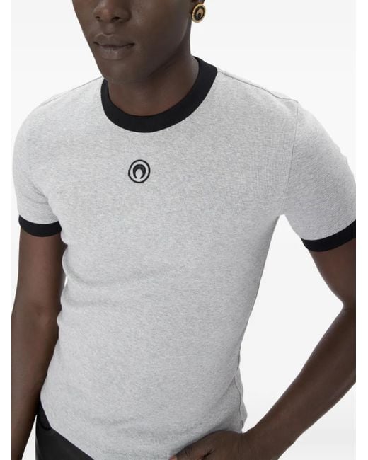 T-Shirt À Logo Moon MARINE SERRE pour homme en coloris White