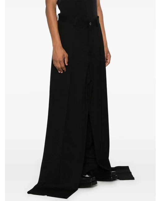 Balenciaga Black Wool Tailored Trousers