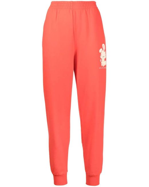 Stella McCartney Graphic-Print Tapered Track Pants