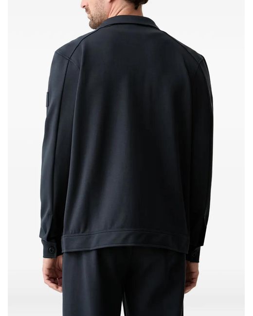 Joop! Blue Button-Up Shirt Jacket for men