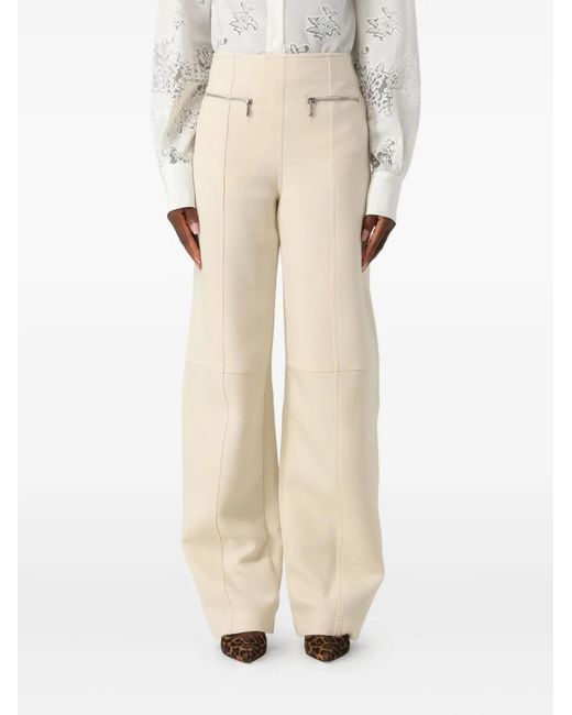 Etro Natural Wide Trousers