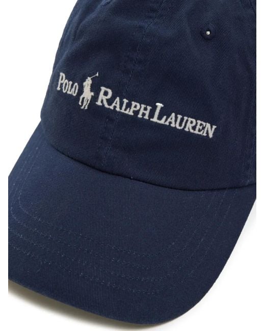 Polo Ralph Lauren Blue Logo-Embroidered Cap for men