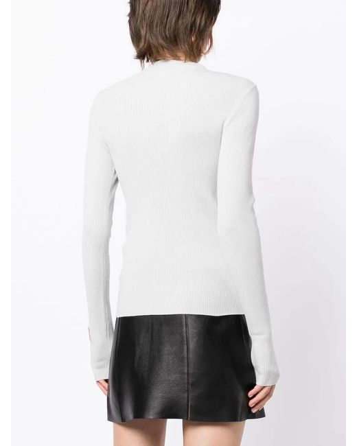Heron Preston White Logo-Print Sweatshirt