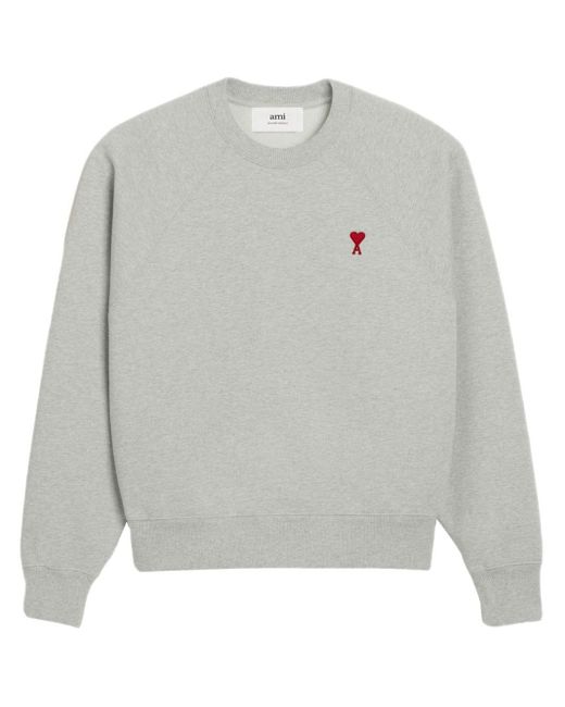 AMI Sweater Van Biologisch Katoen in het Gray