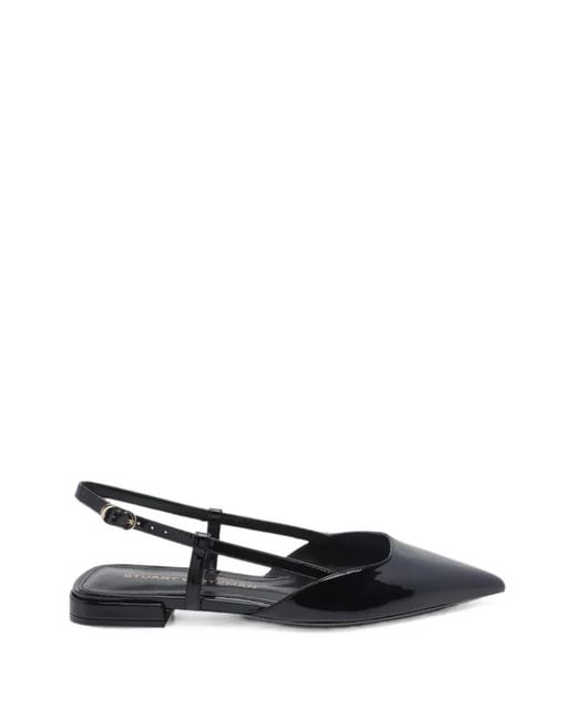 Stuart Weitzman White Vinnie Slingback Pumps