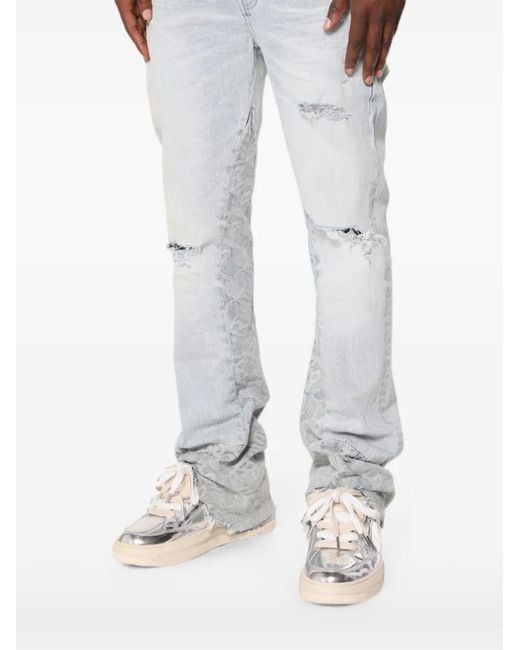 Purple Brand Blue P004 Flared Jeans