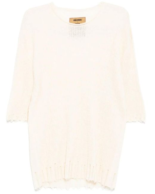 メンズ Uma Wang ニット Tシャツ Natural