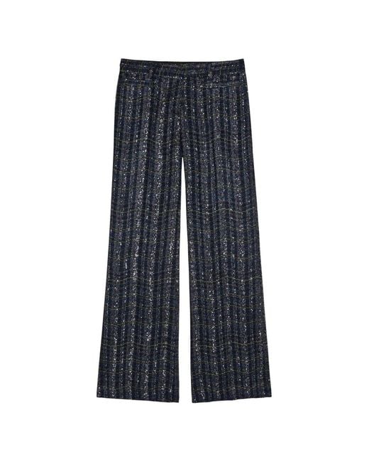 Missoni Blue Sequin Trousers