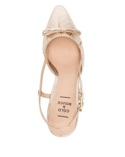 GOLD&ROUGE Natural 60Mm Azalea Pumps
