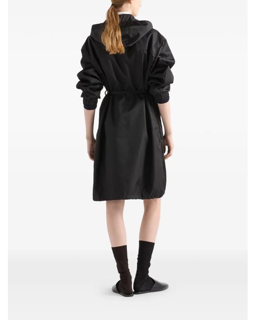 Prada Black Re-Nylon Coat